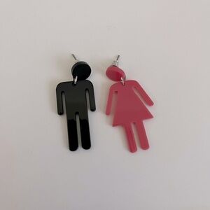 ⚡️2/$15⚡️Man & woman earrings